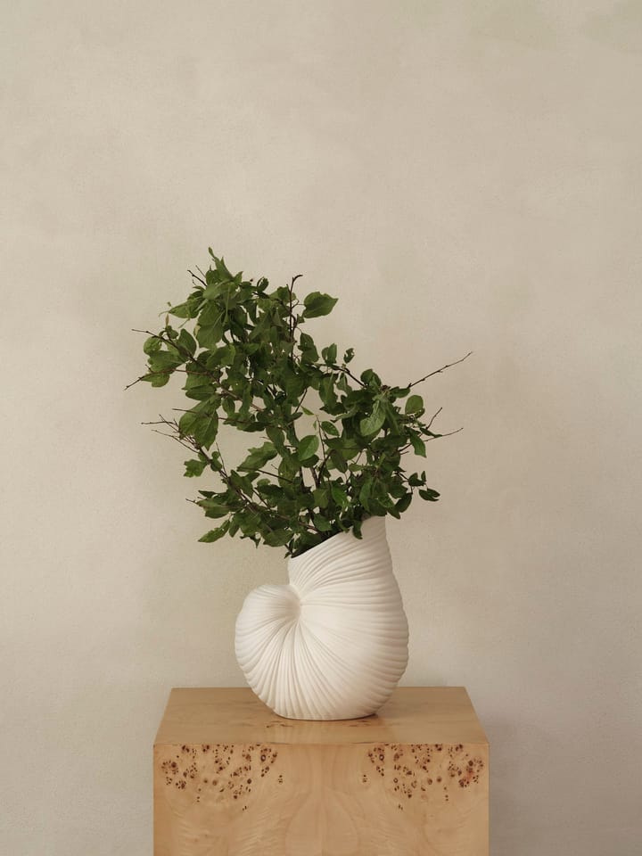 Shell maljakko - Off white - ferm LIVING