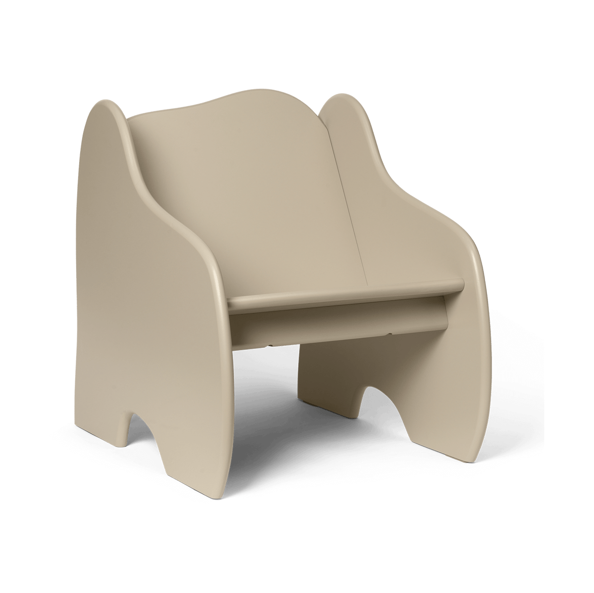 ferm LIVING Slope loungenojatuoli Cashmere