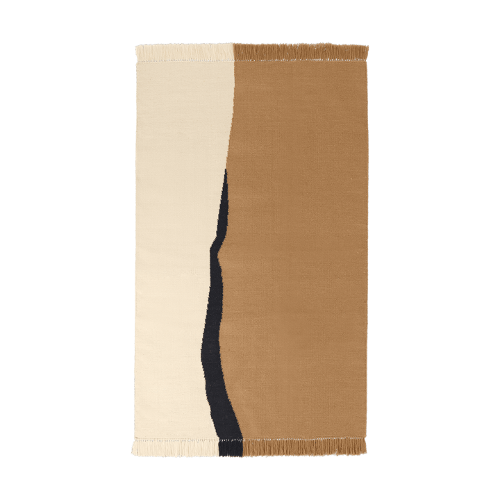 Soil Kelim matto - Dark sand-off white, 140x200 cm - Ferm Living