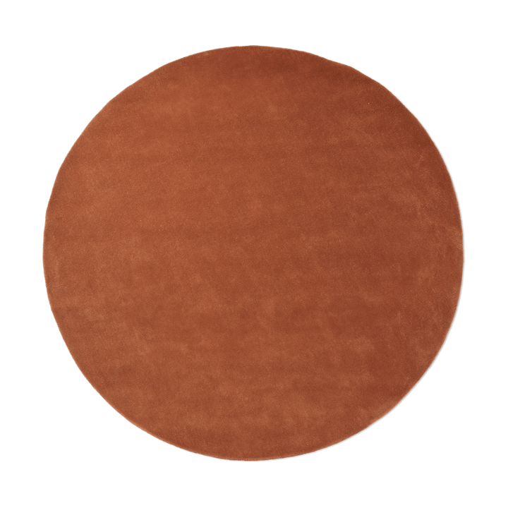 Stille tuftattu matto pyöreä - Red brown, Ø240 cm - Ferm LIVING