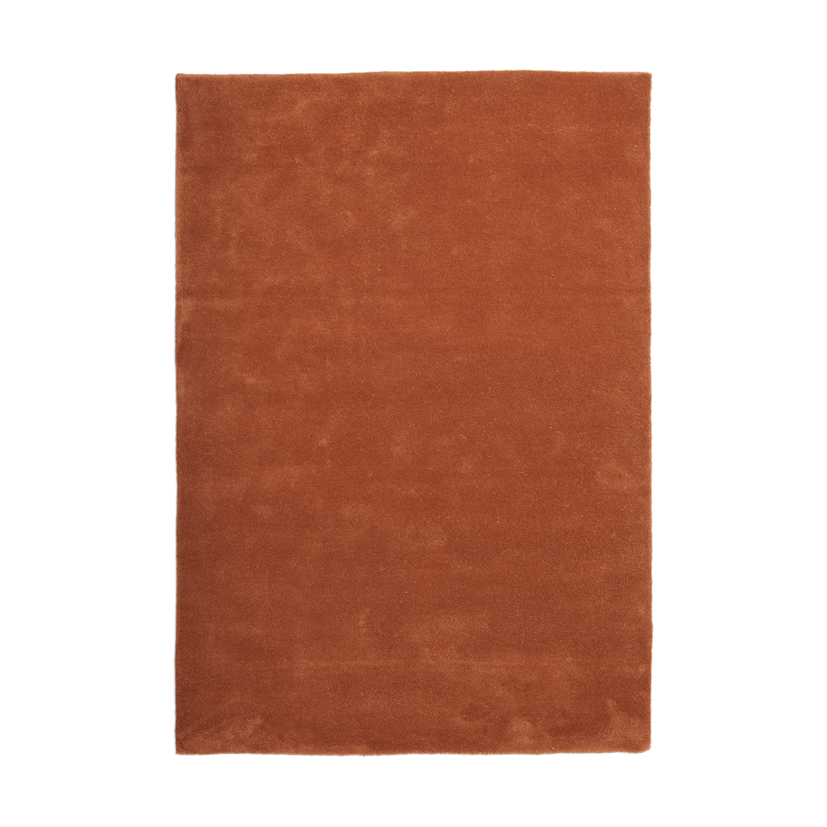 ferm LIVING Stille tuftattu matto Red brown 140×200 cm