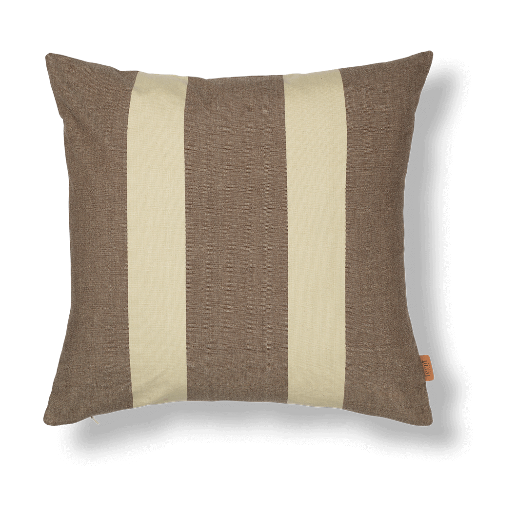 ferm LIVING Strand outdoor tyynynpäällinen 50×50 cm Carob brown-parchment