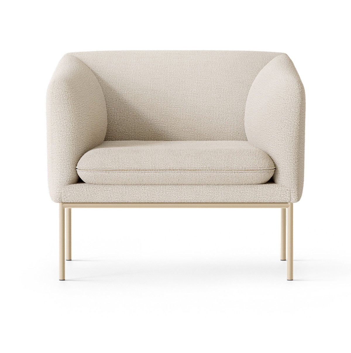 ferm LIVING Turn nojatuoli Cashmere bouclé offwhite