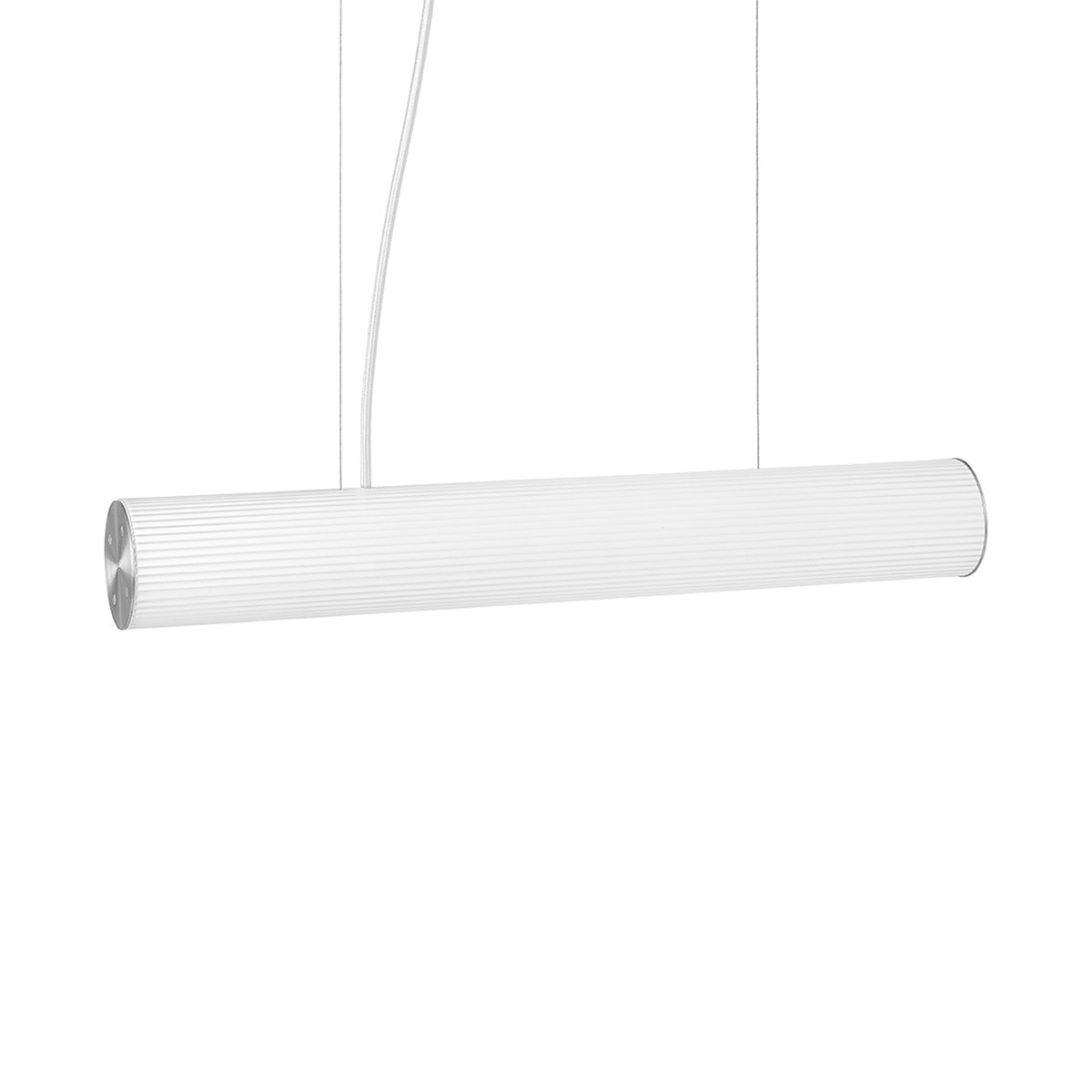 ferm LIVING Vuelta riippuvalaisin 60 cm Valkoinen-Ruostumaton teräs