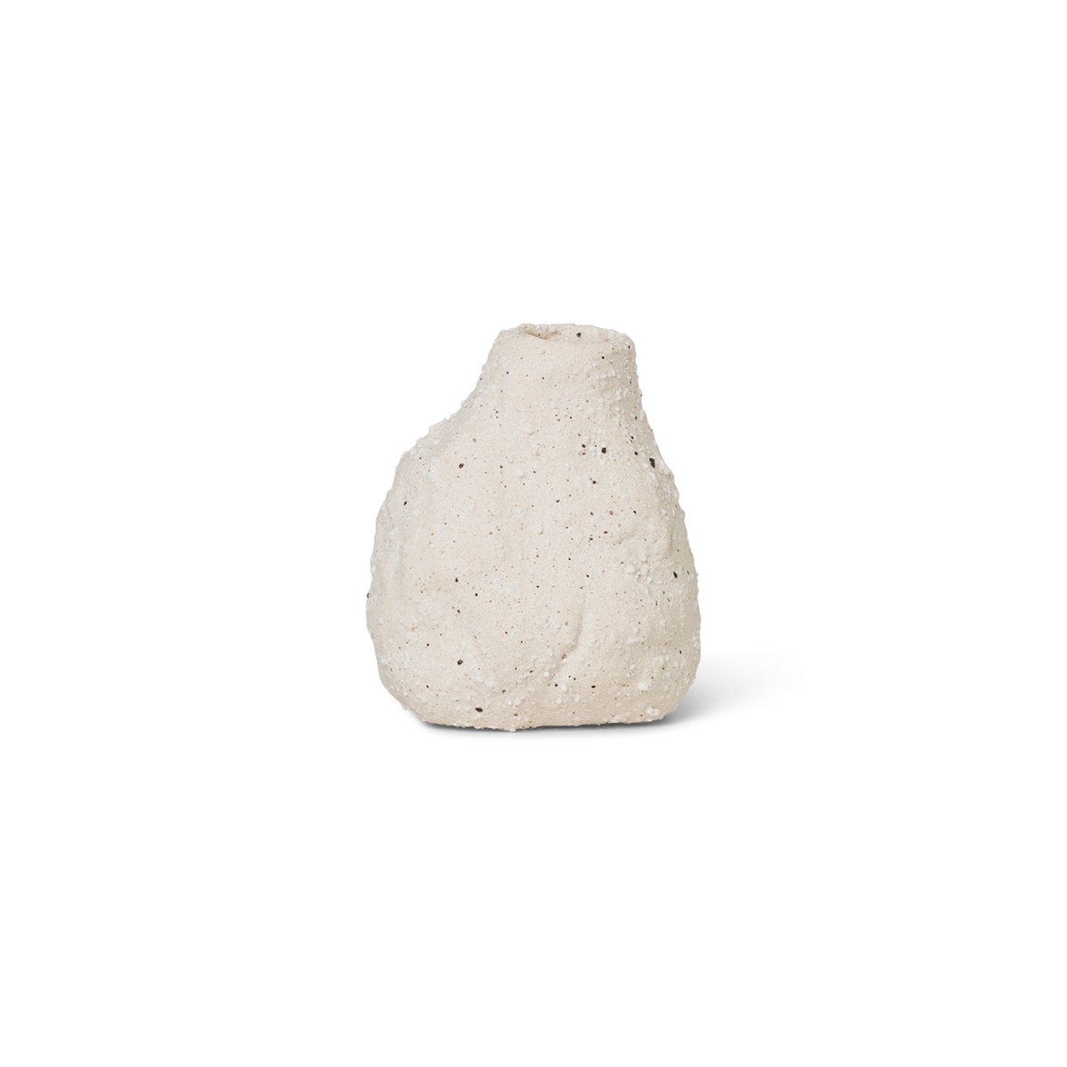 ferm LIVING Vulca maljakko mini Off white stone