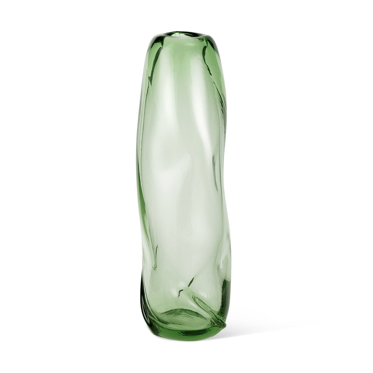 ferm LIVING Water Swirl -maljakko Recycled glass