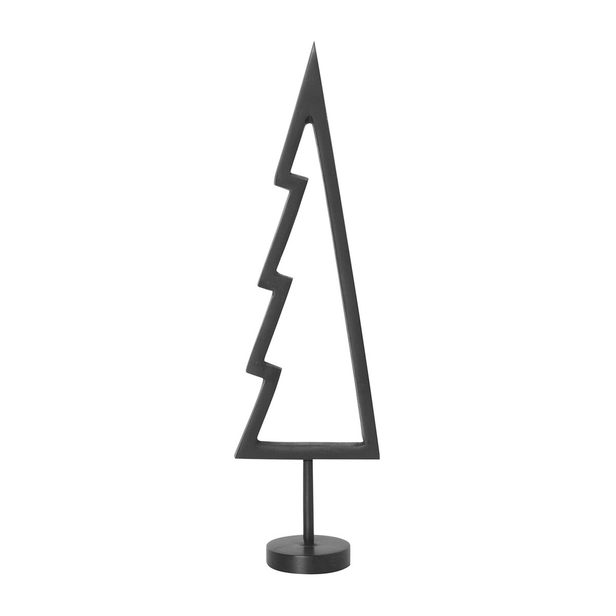 ferm LIVING Winterland outline koristekuusi 18,6 cm Black brass