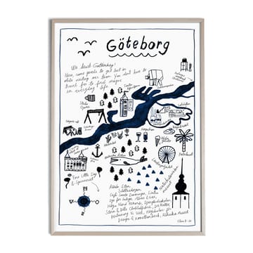 Göteborg juliste - 50x70 cm - Fine Little Day