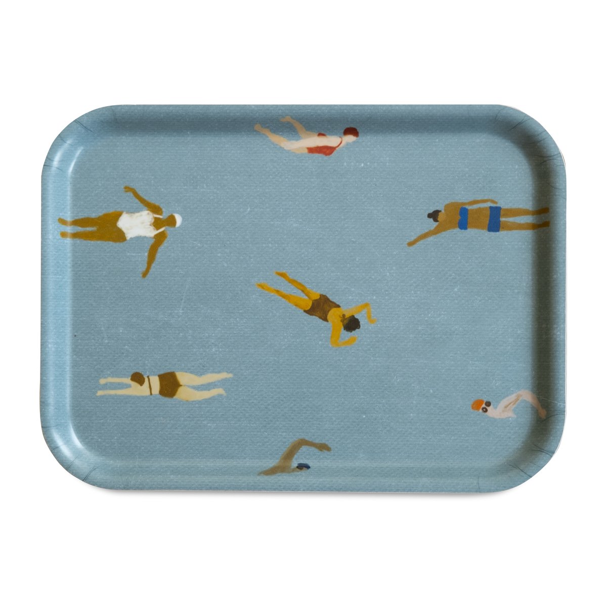 Fine Little Day Swimmers tarjotin 20×27 cm Sininen