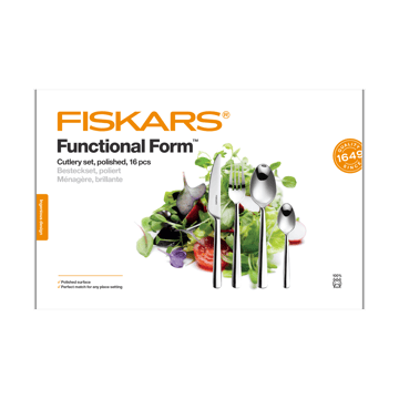 Functional Form aterinsetti kiiltävä - 16 osaa - Fiskars