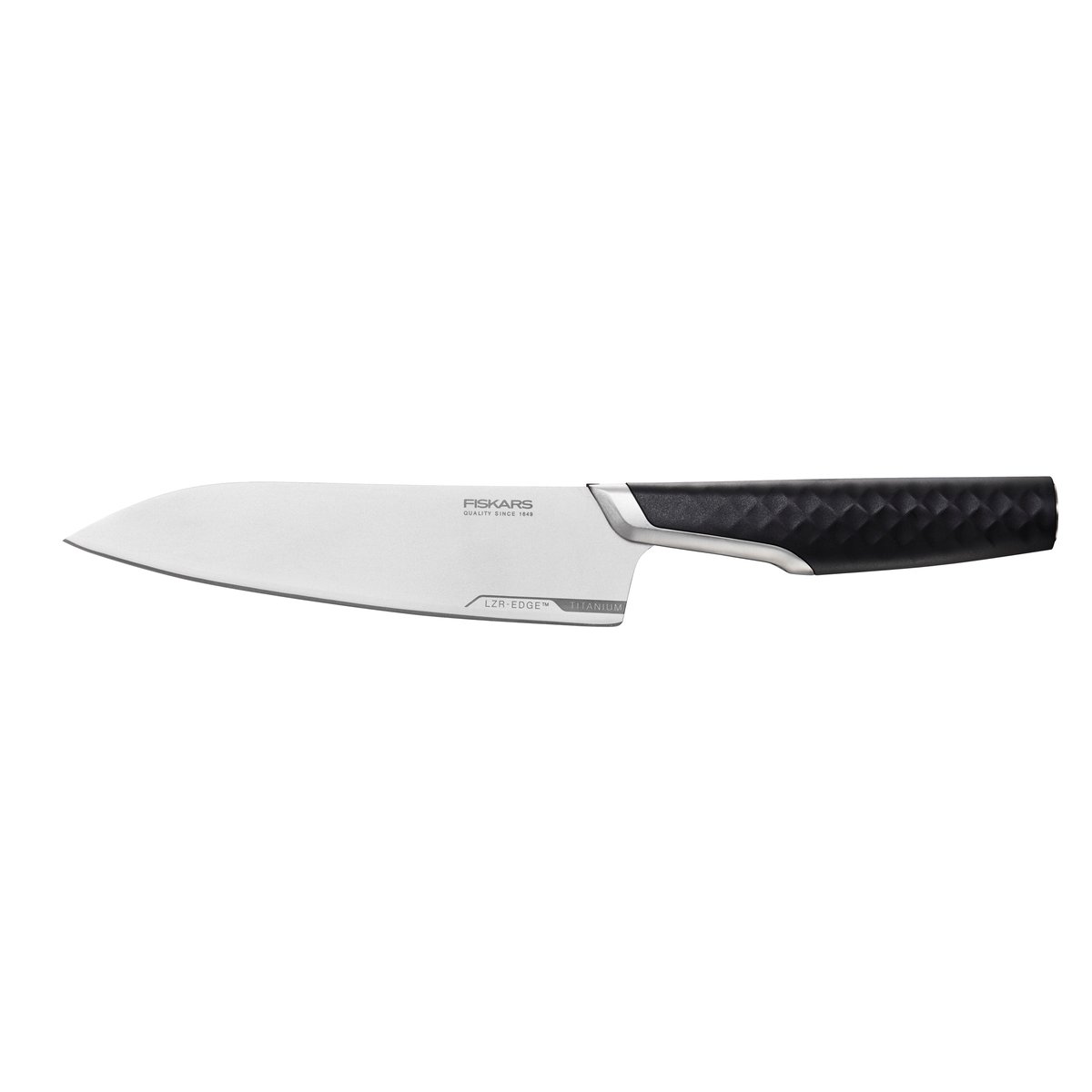 Fiskars Titanium kokkiveitsi 16 cm Musta