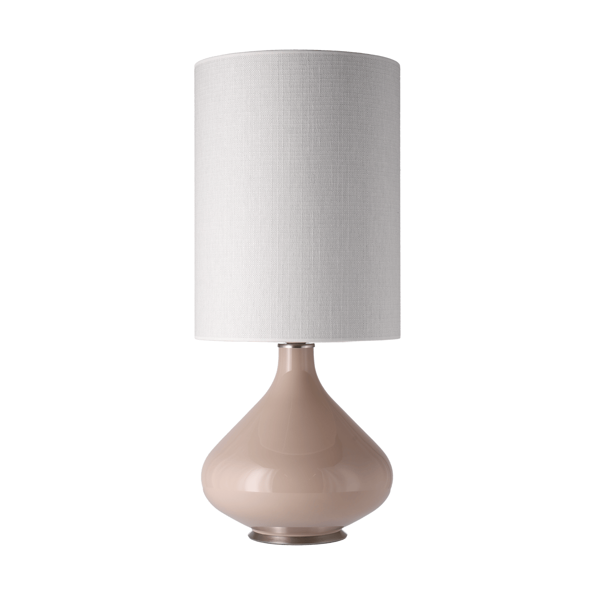 Flavia Lamps Flavia pöytävalaisin beigellä lampunjalalla Babel Beige L