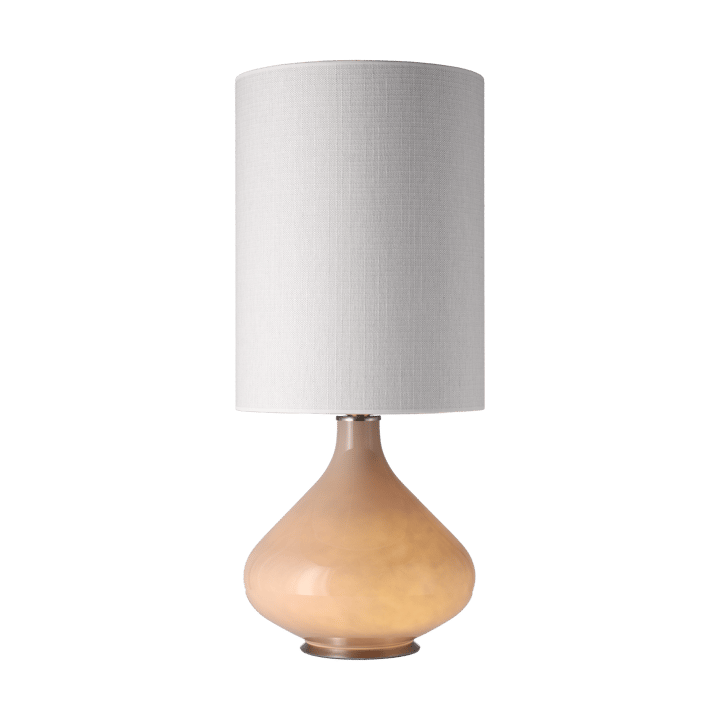 Flavia pöytävalaisin beigellä lampunjalalla - Babel Beige L - Flavia Lamps