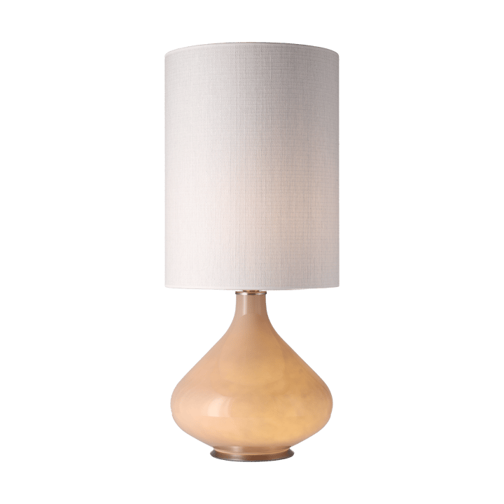 Flavia pöytävalaisin beigellä lampunjalalla - Babel Beige L - Flavia Lamps