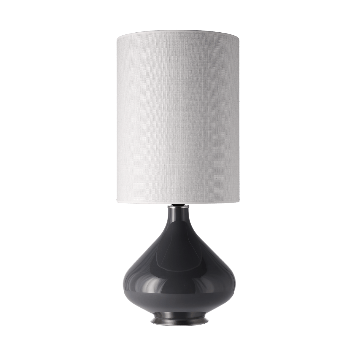 Flavia Lamps Flavia pöytävalaisin harmaalla lampunjalalla Babel Beige L