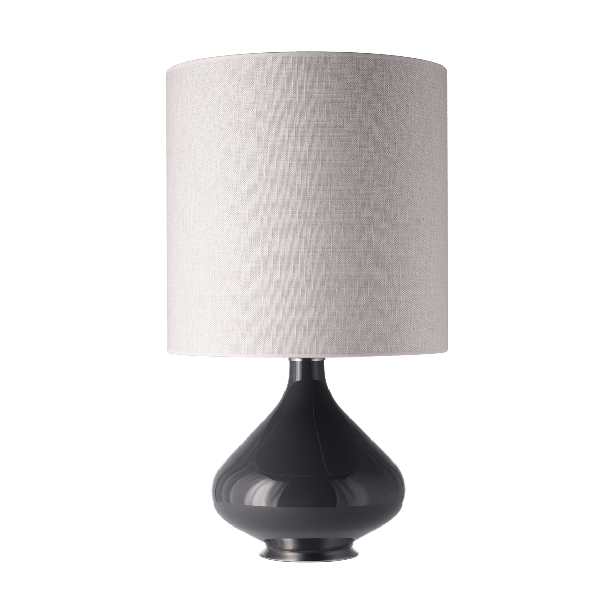 Flavia Lamps Flavia pöytävalaisin harmaalla lampunjalalla Babel Beige M