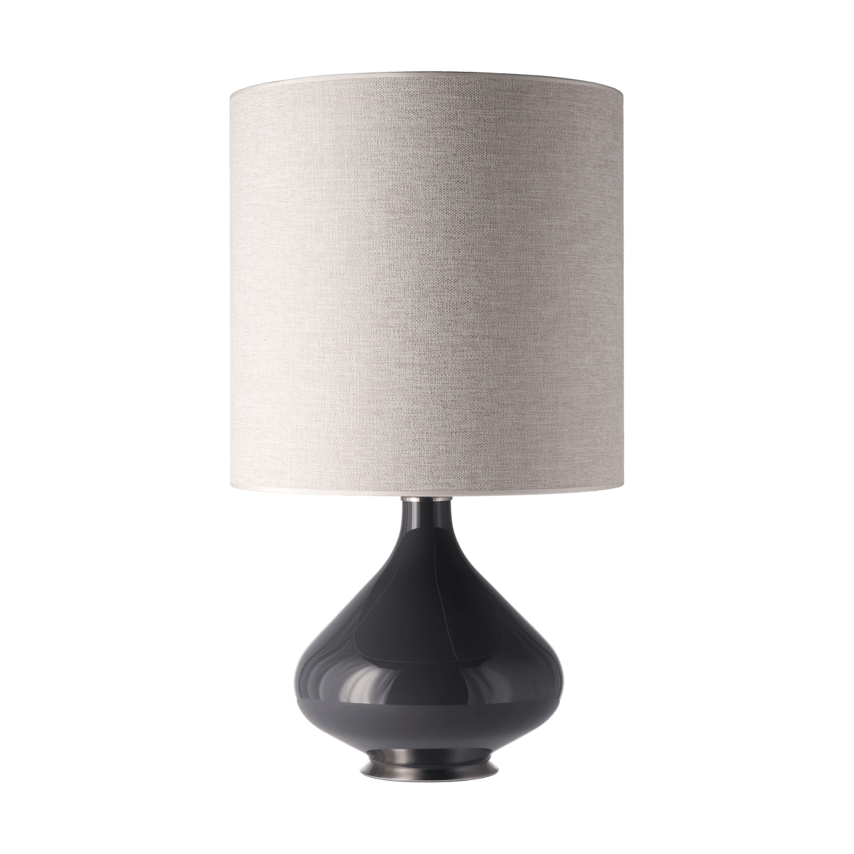 Flavia Lamps Flavia pöytävalaisin harmaalla lampunjalalla London Beige M