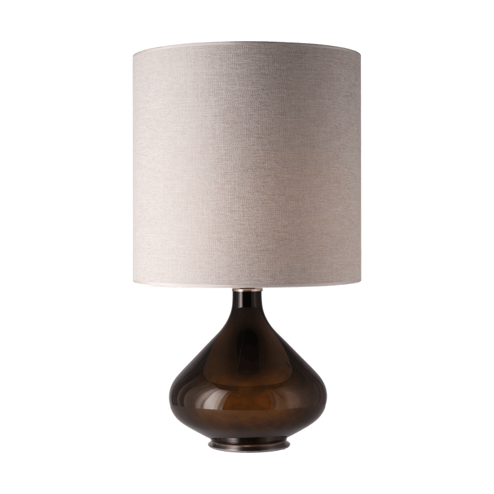 Flavia pöytävalaisin mustalla lampunjalalla - London Beige M - Flavia Lamps