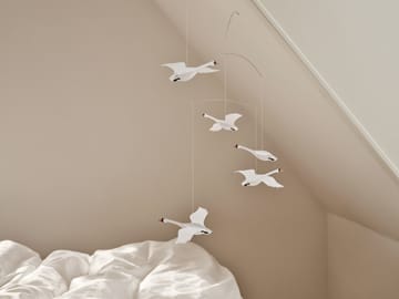 Scandinavian swans -mobile - monivärinen - Flensted Mobiles