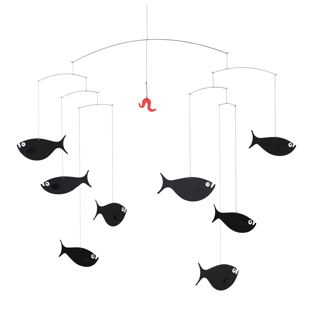 Flensted Mobiles Shoal of fish -mobile musta