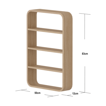 Nova seinähylly 50x83 cm - Tammiviilu - FLEXA