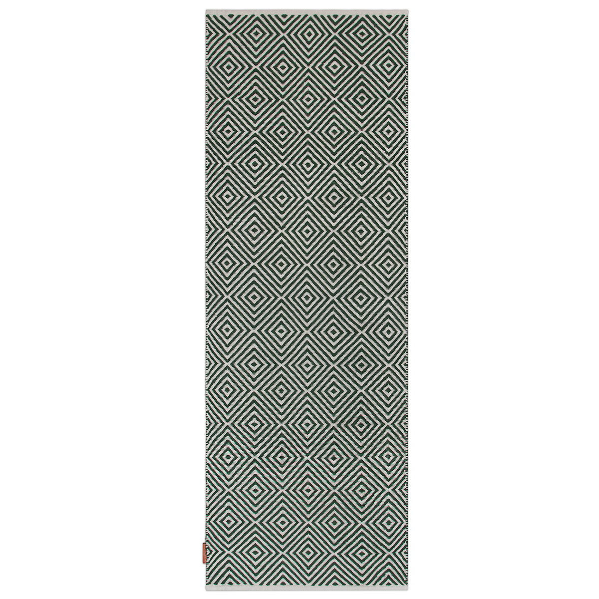 Formgatan Diamond matto 70×200 cm Green