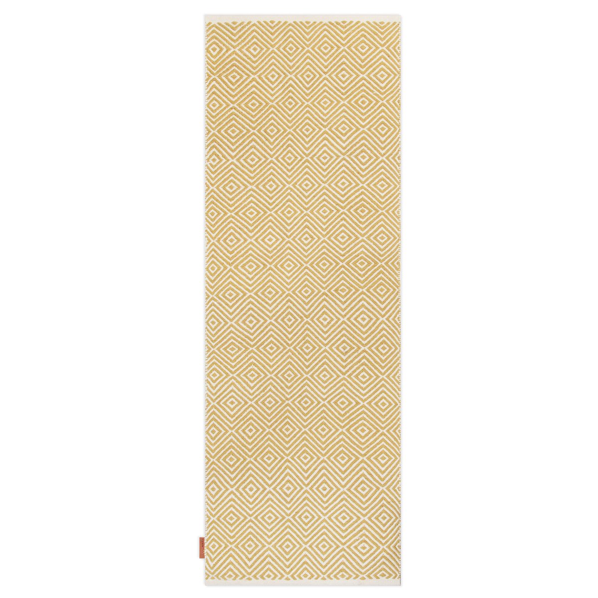 Formgatan Diamond matto 70×200 cm Yellow