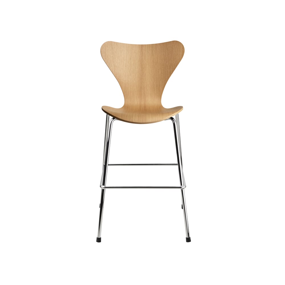 Fritz Hansen 3177 Series 7 Junior -tuoli kromi Oak