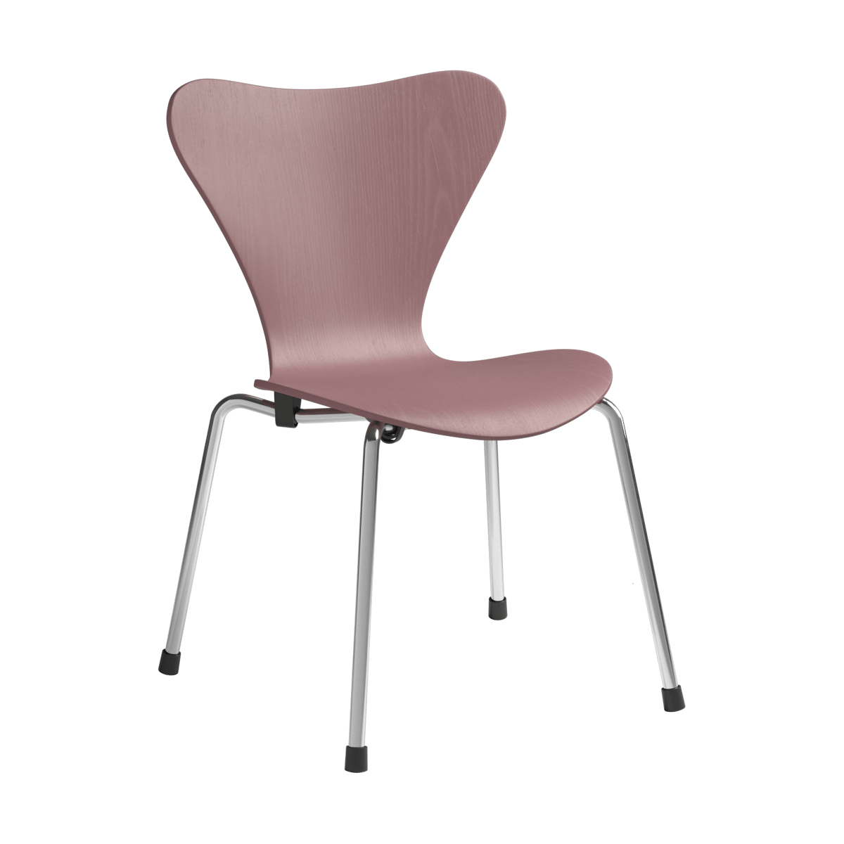 Fritz Hansen 3177 Series 7-lastentuoli Wild rose maalattu pihlaja-kromi