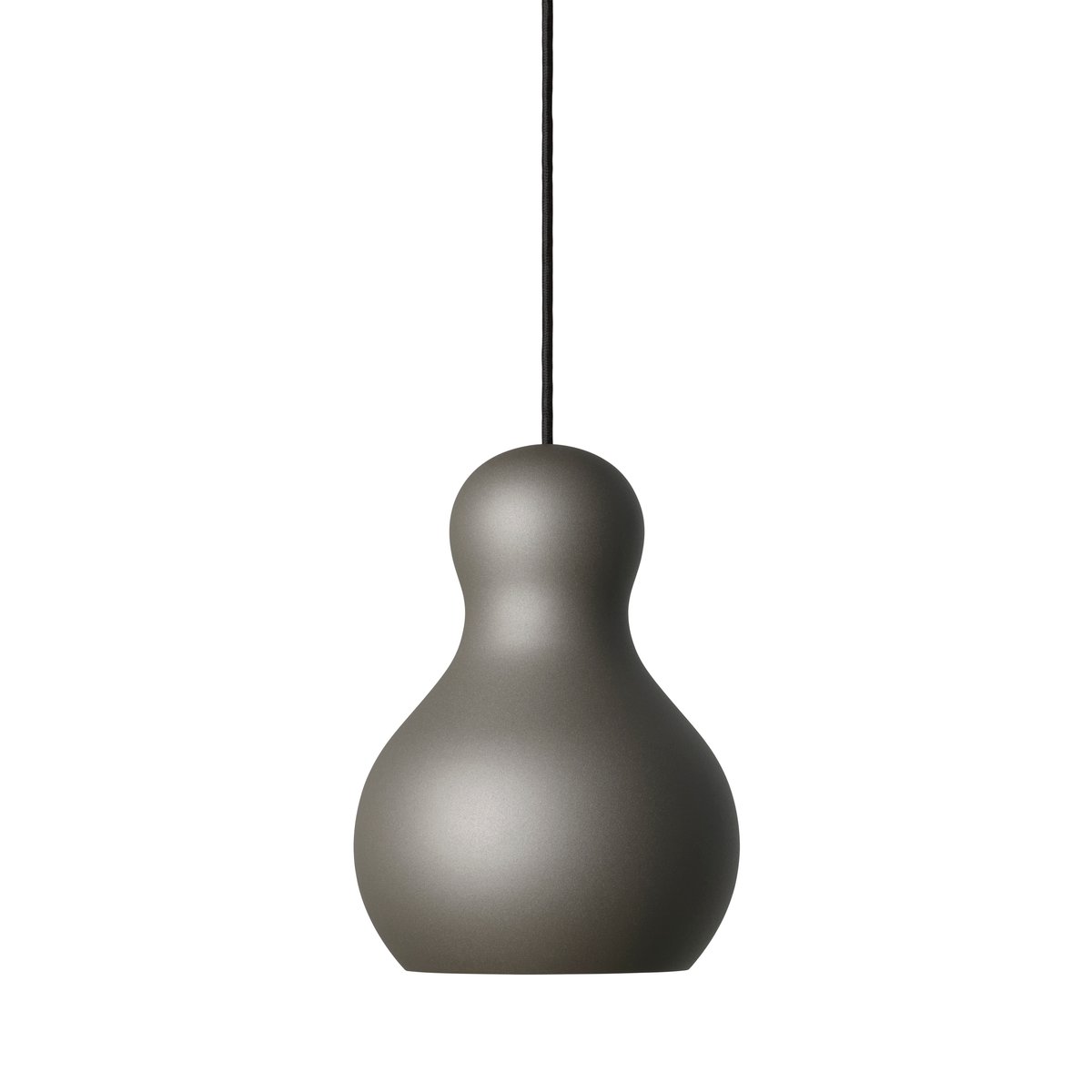 Fritz Hansen Calabash P1 -riippuvalaisin matta Grey meteor