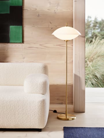 Clam lattiavalaisin 128 cm - Opal-brass - Fritz Hansen