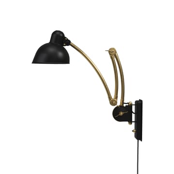 Kaiser Idell 6559-W seinälamppu - Matt black-brass - Fritz Hansen