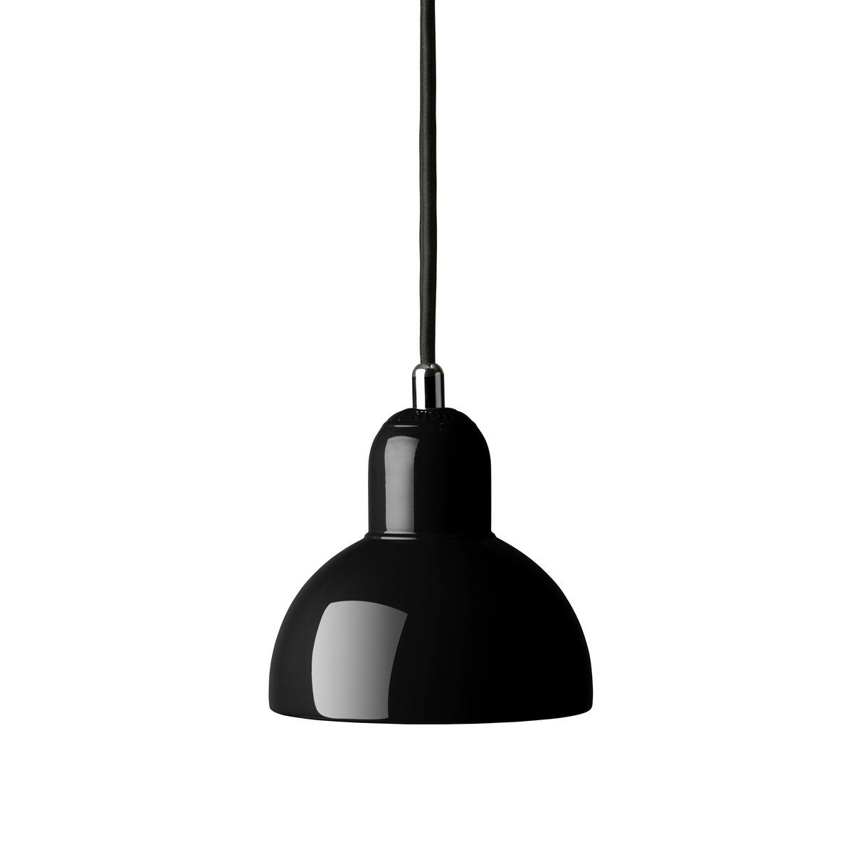 Fritz Hansen Kaiser Idell 6722-P -riippuvalaisin Black