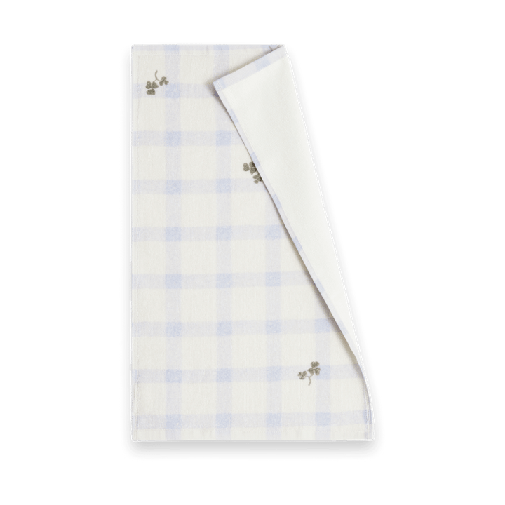 Gingham Sorrel Blue Terry vieraspyyhe 2 kpl - 30x50 cm - Garbo&Friends