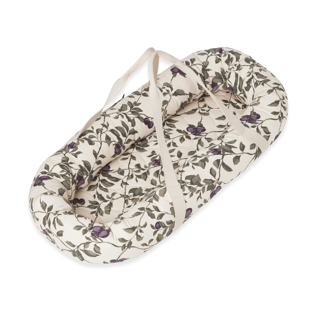 Garbo&Friends Plum satiini tikattu babynest 43x87x16cm