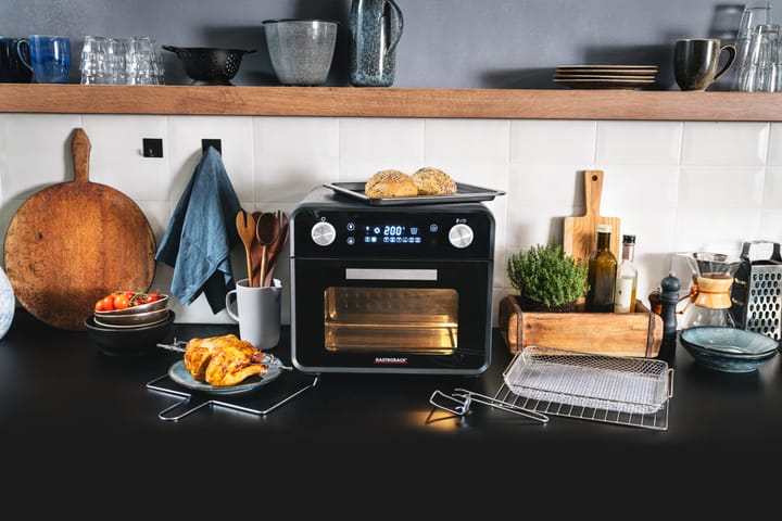 Gastroback Design 42815 uuni ja airfryer 5-in-1, Hopea Gastroback