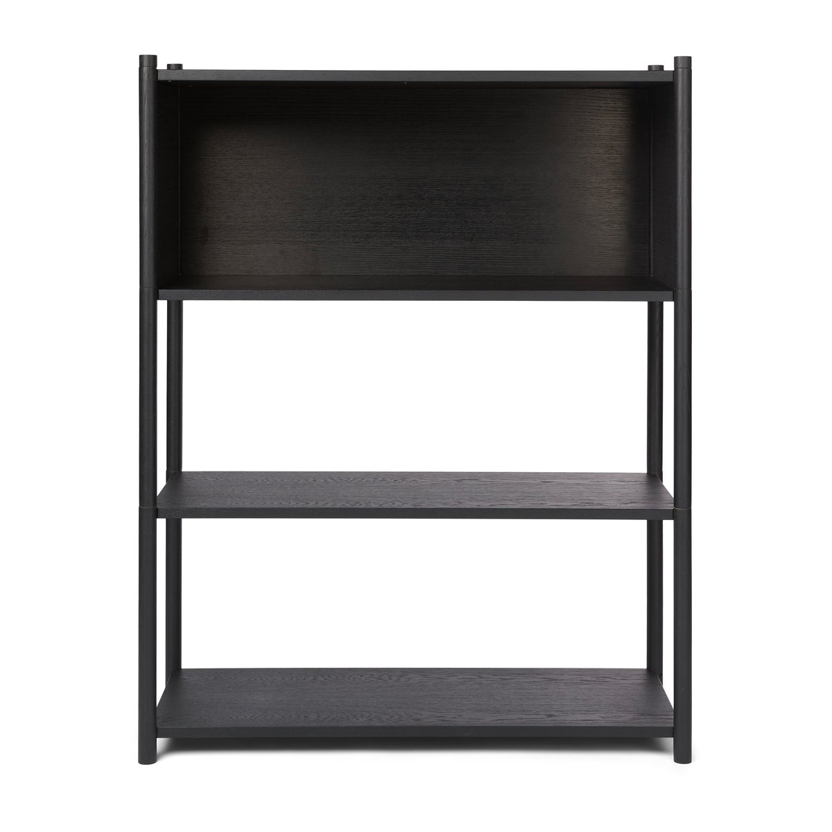 Gejst Sceene bookcase B Mustaksi petsattu tammi