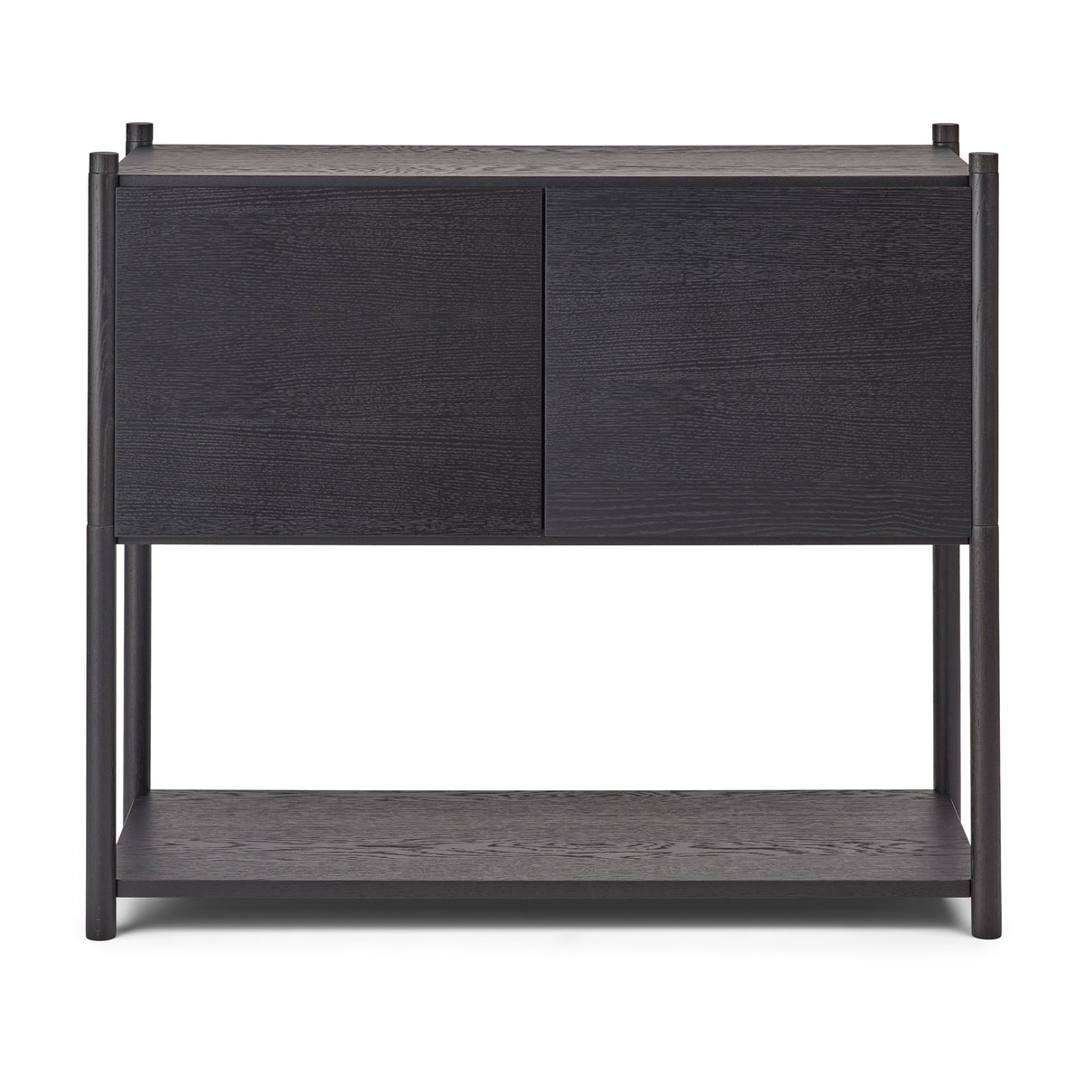 Gejst Sceene bookcase C Mustaksi petsattu tammi