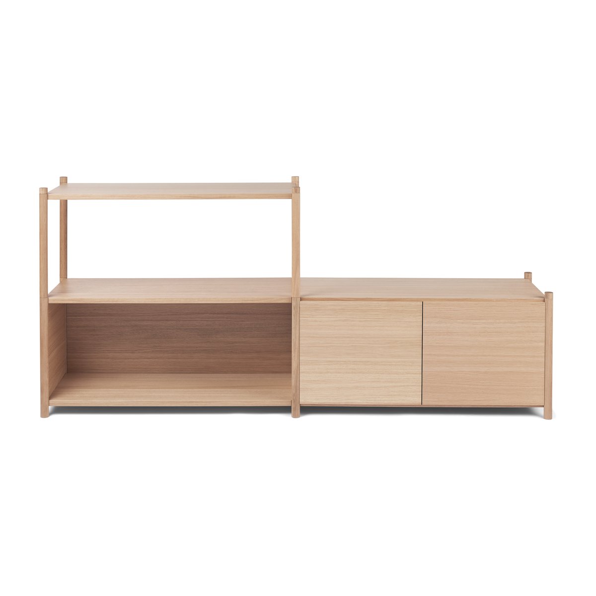 Gejst Sceene bookcase D Vaalea tammi