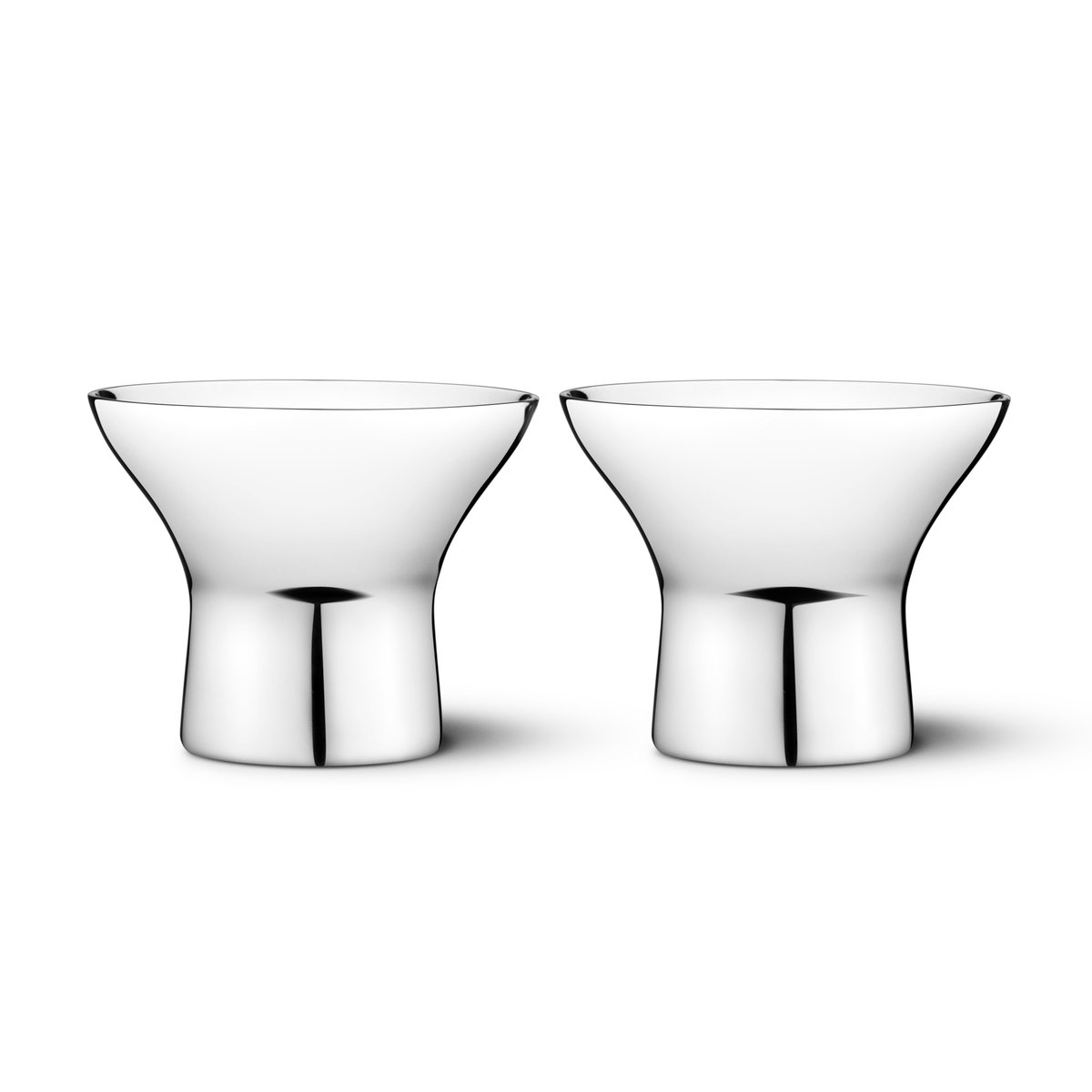 Georg Jensen Alfredo munakuppi 2-pakkaus 5 cm