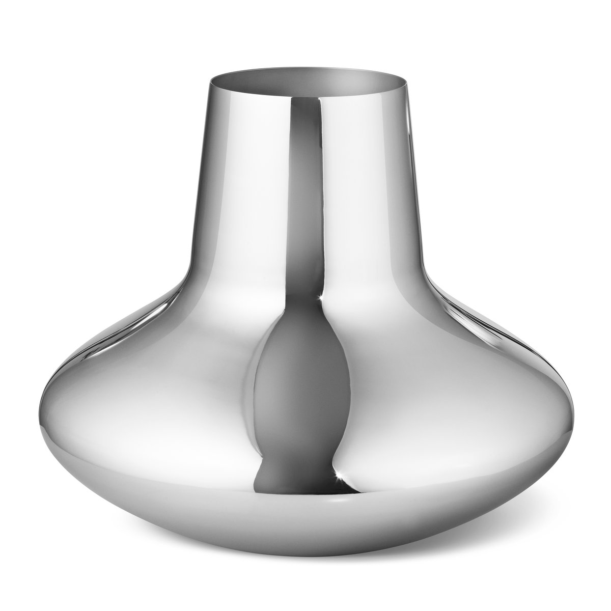 Georg Jensen Henning Koppel maljakko ruostumatonta terästä Suuri 22,2 cm