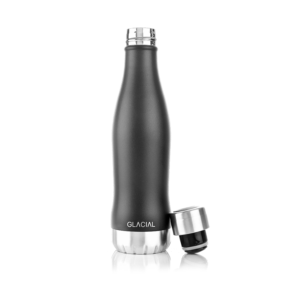 Glacial Glacial vesipullo 400 ml Matte black