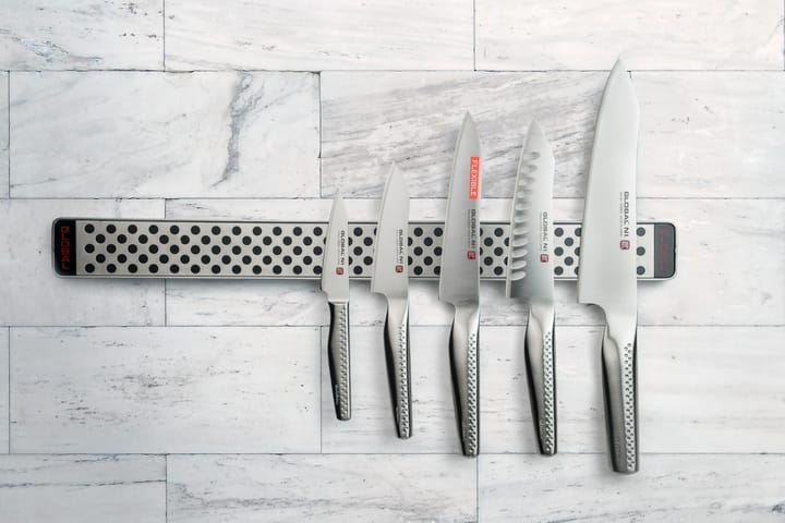 Global NI GN-007 Santoku-veitsi Oriental 18 cm, Ruostumaton teräs Global