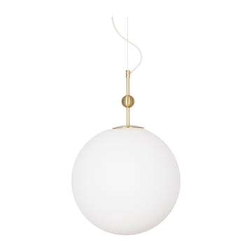 Astrid riippuvalaisin Ø 40 cm - Harjattu messinki-valkoinen - Globen Lighting