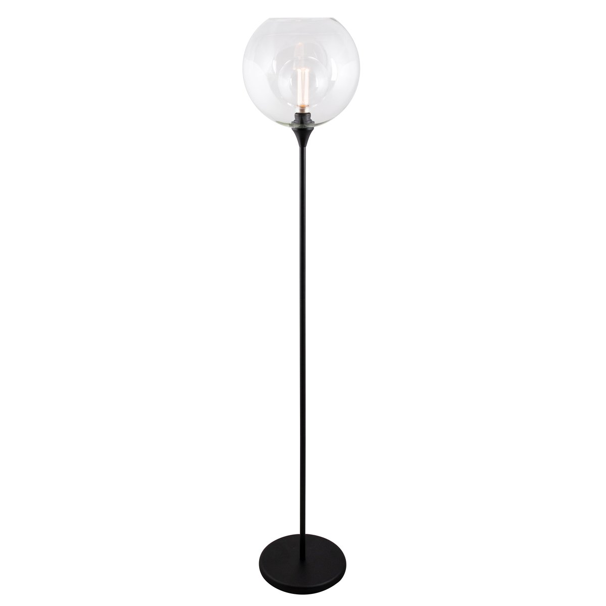 Globen Lighting Bowl lattiavalaisin Musta