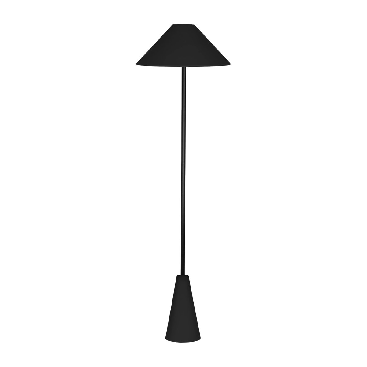 Globen Lighting Cannes lattiavalaisin 140 cm Black