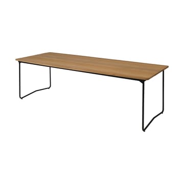 Table B31 ruokapöytä 230 cm - Öljytty tammi-musta - Grythyttan Stålmöbler