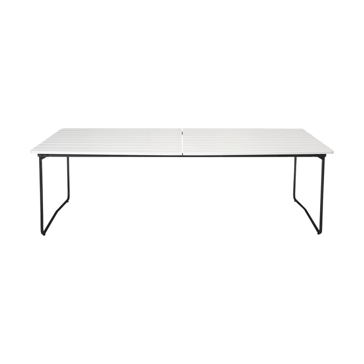 Table B31 ruokapöytä 230 cm - Valkolakattu tammi-musta - Grythyttan Stålmöbler