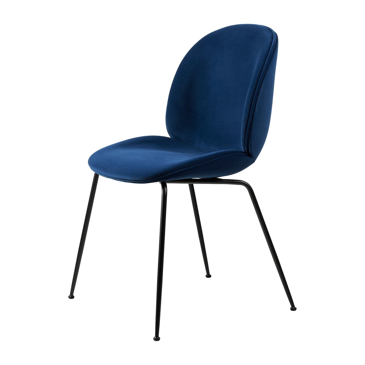Gubi Beetle dining chair fully upholstered -tuoli Sunday 003-black