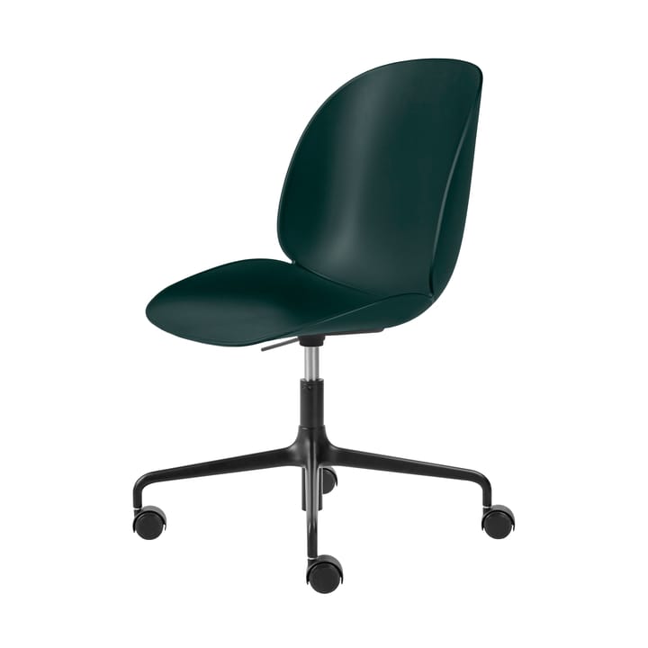 Beetle Meeting Chair toimistotuoli - Dark green-black - GUBI